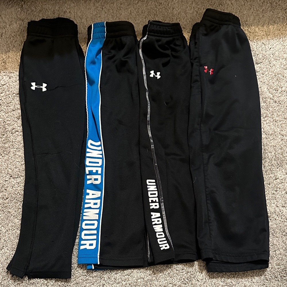 Under Armour Kids' Black and Blue Joggers Collection